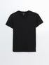 LC Waikiki V Neck Short Sleeve Combed Cotton Men's T-shirt